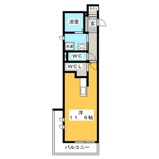 ブライトコート【1階】の間取り