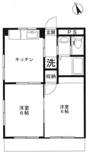 佐川ホワイトハウス【4階】の間取り