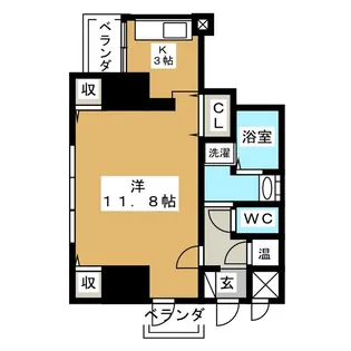 プレステージ千種【15階】の間取り