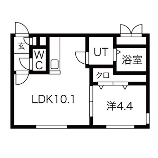 BUONA FORTUNA ASABU【2階】の間取り