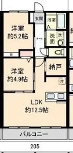 ODIN【2階】の間取り