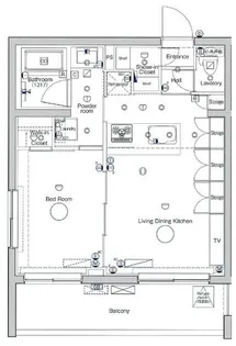 DIPS墨田RIVERSIDE【3階】の間取り