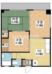 ハイツ原口【2階】の間取り