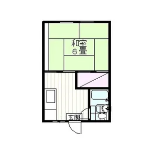 ハイツ リンドウ【1階】の間取り