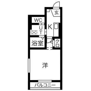 ル・シャノワール【1階】の間取り