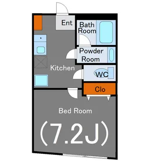 カームリー柿の木坂【1階】の間取り