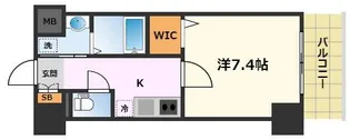 プレイズシード名古屋亀島【10階】の間取り