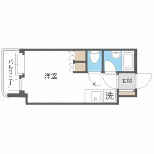 アン・セリジェ弐番【6階】の間取り