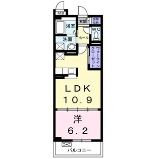 グレイスフルYAMAKITA【2階】の間取り