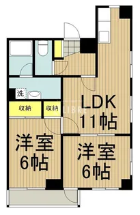 第2アーク山崎【1階】の間取り
