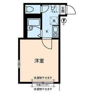 ガーデンスクエア笹塚【1階】の間取り