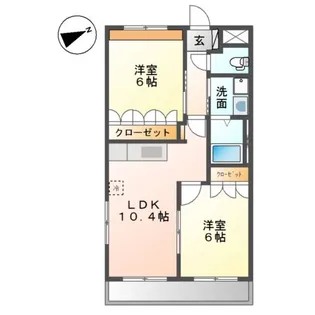 SAN VILLAGE【2階】の間取り