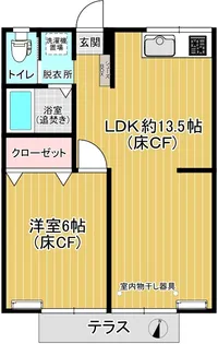 エスポアール【1階】の間取り
