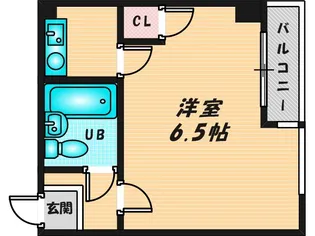 アパートメント新深江【5階】の間取り