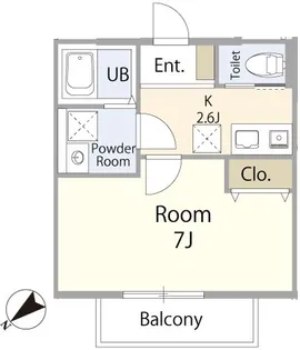 サンテ ラ ルコール【1階】の間取り
