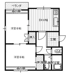 イーストハウス【1階】の間取り