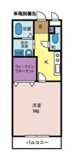 グリーンヒル【3階】の間取り