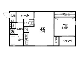 パルテナ【2階】の間取り