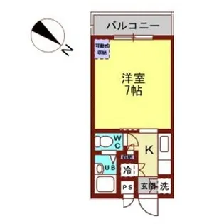 ロワジール駅西【3階】の間取り