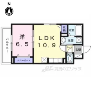 ラ・ヴィータ南門真3【3階】の間取り