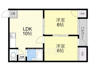 NEROSSO豊中【1階】の間取り