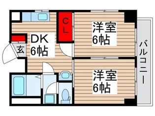 メゾン北小金【4階】の間取り