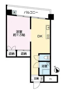 パラシオン越谷【3階】の間取り