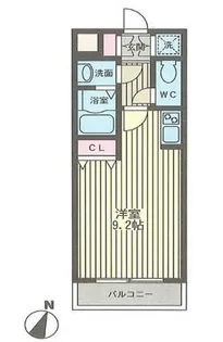 レスポワール佃【3階】の間取り