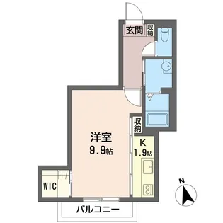 ドムス A棟【2階】の間取り