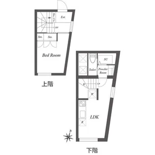 PASEO SANGENJAYA EAST WEST【1階】の間取り
