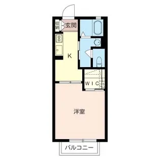 ヒュースロア【2階】の間取り