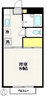 ウィルコート【1階】の間取り