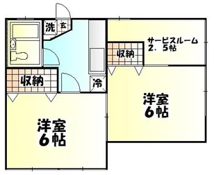 ファミールホンダ【1階】の間取り