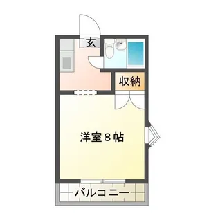 ウエストヒルズI【2階】の間取り