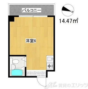 ジオナ柴島I【4階】の間取り