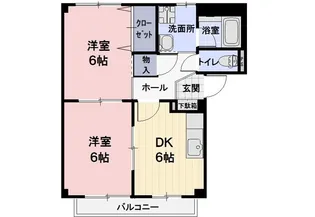 Oiseau Bleu A【1階】の間取り