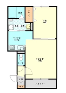 ハスコリオリガーレ【3階】の間取り