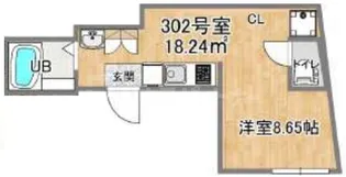 アグレット東武練馬【3階】の間取り
