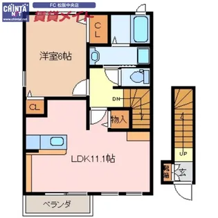 グロワール【2階】の間取り