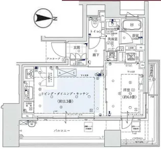 グランドメゾン神楽坂【2階】の間取り