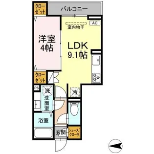 セレスティア西寺尾 I【2階】の間取り