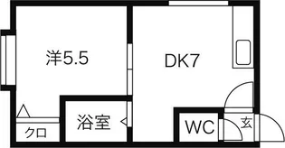 シャンベルタン【3階】の間取り