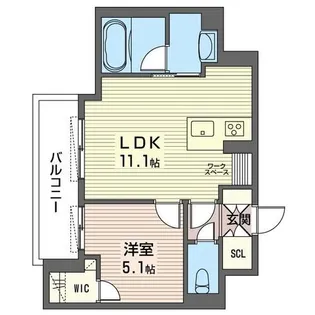 RISE GATE【2階】の間取り