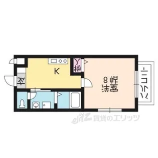 ハッピーレジデンス【1階】の間取り
