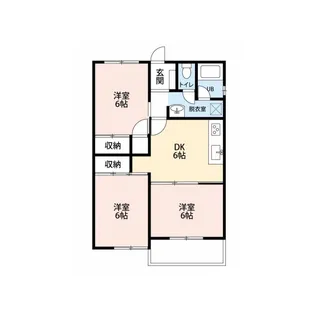 福田レジデンス【1階】の間取り