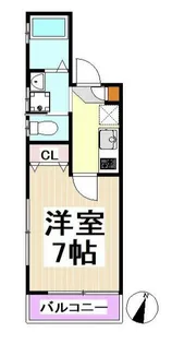 メゾンクレール【1階】の間取り