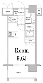 エンクレスト千早【14階】の間取り
