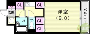 ダイニチコンストラクション【6階】の間取り