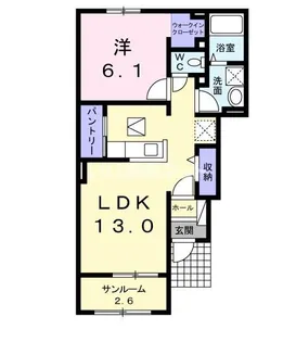 レジェンドXVIII【2階】の間取り