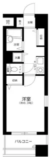 メインステージ赤坂II【6階】の間取り
